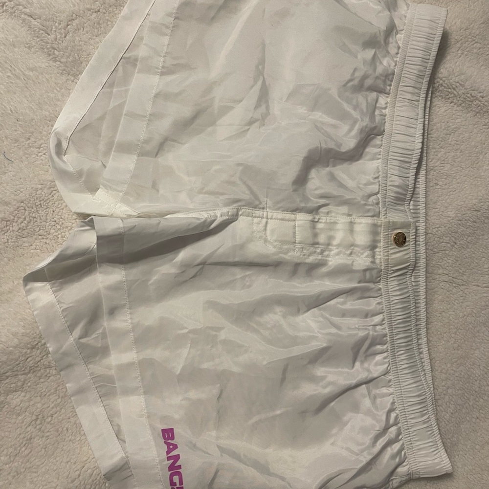 Bang White Men's Swim Trunks